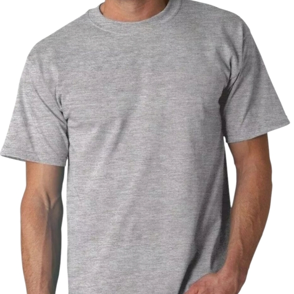 Gemrock Men's Solid Color T-Shirt - Heather Gray - Picture 2 of 5